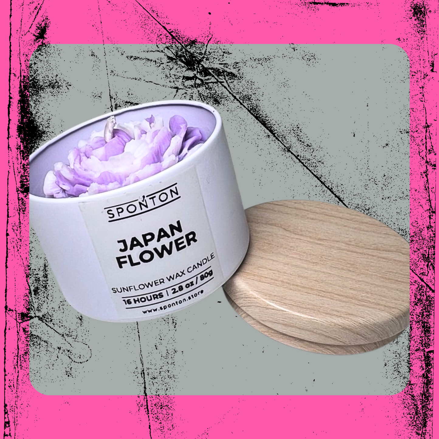 Vela Japan Flower Rose – Edição Especial