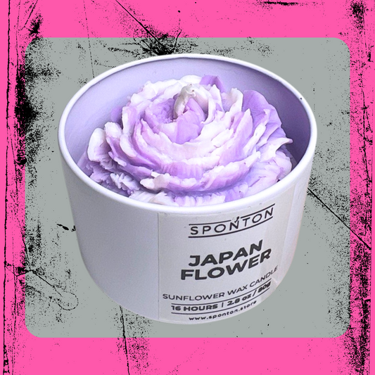 Vela Japan Flower Rose – Edición Especial